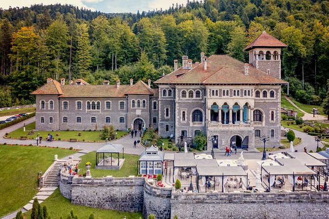 3 Castle:Peles ,Bran,Cantacuzino Tour from Brasov /Hotel pickup - Visiting Manastirea Sinaia for Panoramic Views
