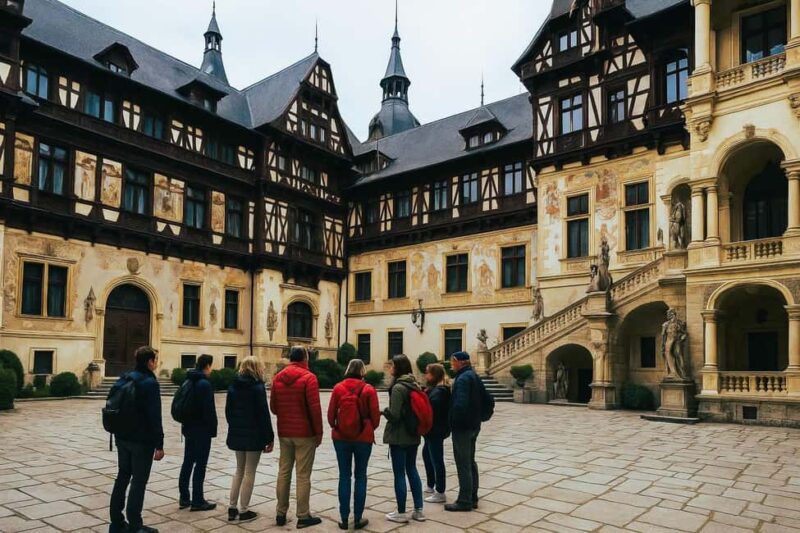 3 Castles Tour From Bucharest: Peles, "Wednesday" & Dracula - Cantacuzino Castle: "Wednesday" Filming Location