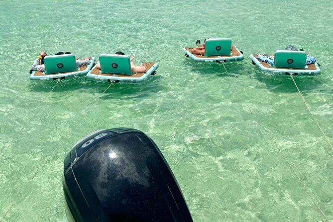 3 Hour Crab Island Excursion - The Spacious 22-Foot Pontoon Boat and Comfort Features