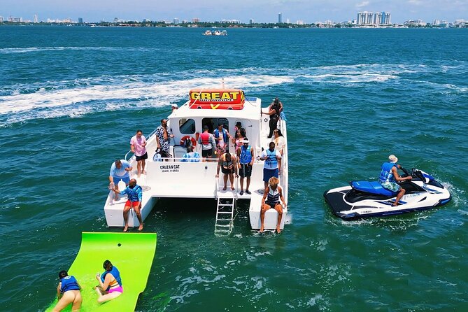 3 Hour Party Boat Jet ski Banana Tube and open bar in Miami - Miamis Premier Water Sports Hub: The Meeting Point and Schedule