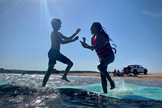 3 Hour Private Boat Charter on Lake Travis for up to 12 People - Relaxing at Point Venture’s Sandy Beach