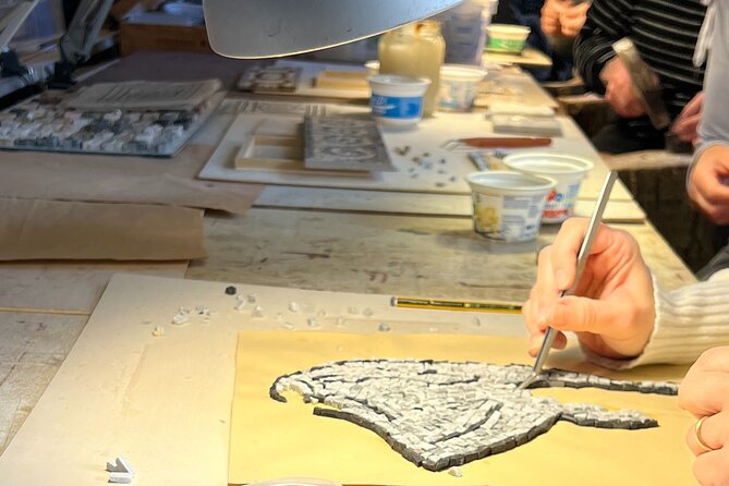 3 Hours Mosaic Workshop in Trastevere - The Physical and Language Aspects of the Workshop