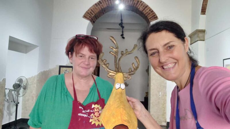 3 Hours of Art Creation: Papier-mâché in a Studio in Pietrasanta - The Expertise of the Professional Artist