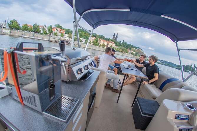 3 Hours Prague Private Boat Cruise Beer or Prosecco Unlimited - Starting Point at Naplavka Rasinovo nábřeží