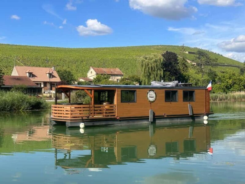 3 Hours Semi Private Solar Boat Cruise in Champagne - Key Points