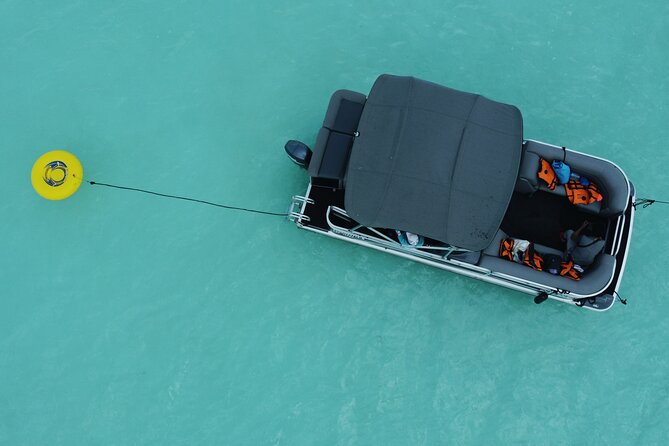 3 hr Pontoon Tour with access to Beach Club and Free Kayaks - Cruise on Comfortable, Shaded Pontoon Boats in Bacalar