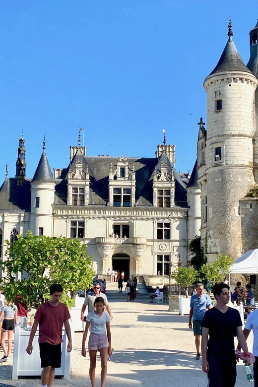 3 Loire Castles Live Guided Small group by minivan Winery - Château de Chenonceau: The "Ladies Castle"