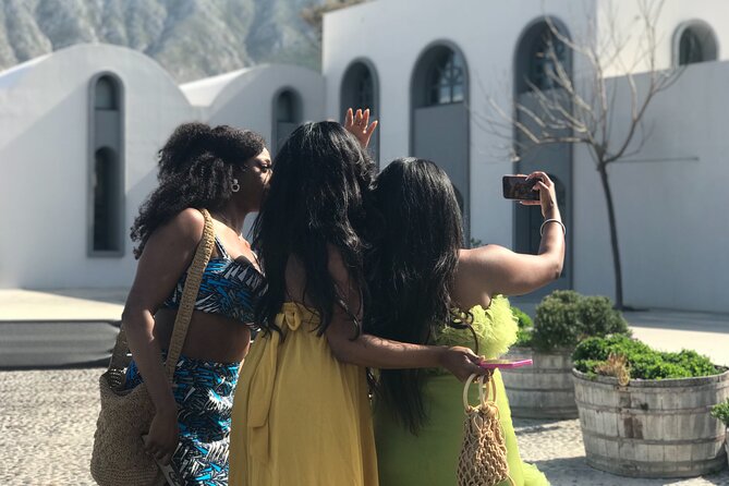 3 Wineries wine tasting & Greek Meal -Food and Wine pairing - Exploring Santorini’s Wine Heritage in Style