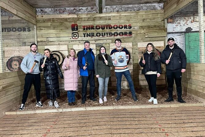 30 Minute Axe Throwing Experience in Llangollen - Indoor Axe Throwing in a Custom Range in Llangollen