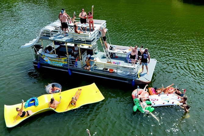 30ft Double Decker Triple Slide Party Boat with Captain up to 22 - Discover the 30ft Double Decker Triple Slide Party Boat in Nashville