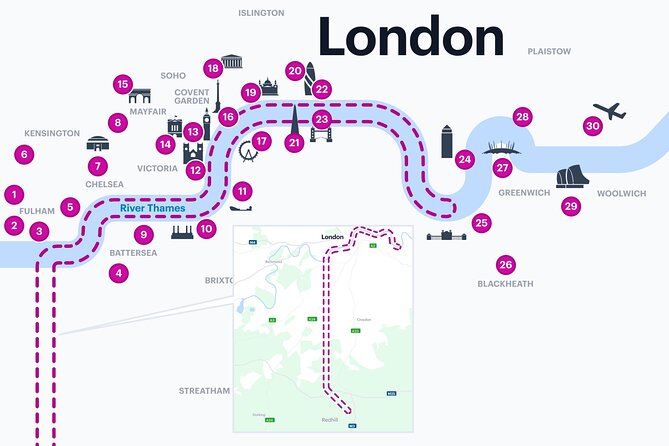 35 minute London Sightseeing Flight for 2 with Champagne - Key Points