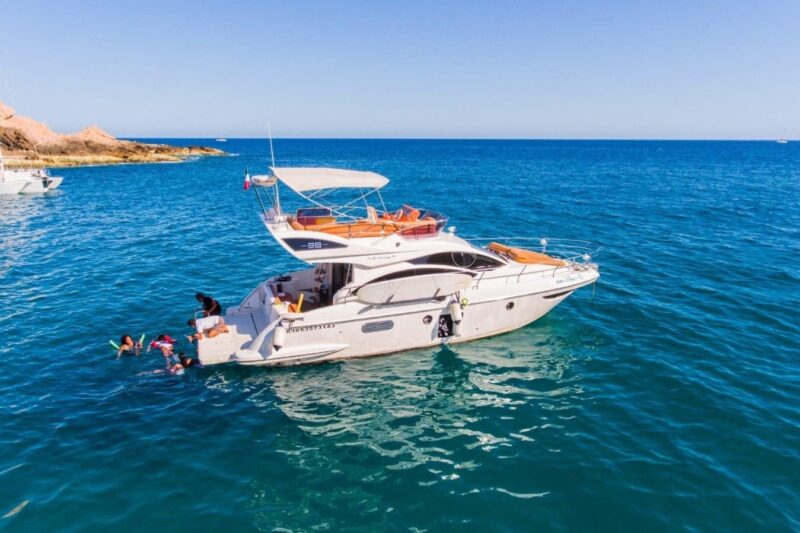 38 feet Private Boat in Los Cabos. - Water Activities: Snorkeling, Paddleboarding, and Yamaha Seascooter