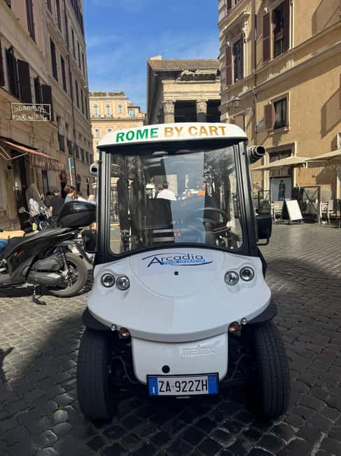 3H Rome: Baroque, Ancient and food experience by Golf Cart - Explore Rome in Style on a Golf Cart Tour