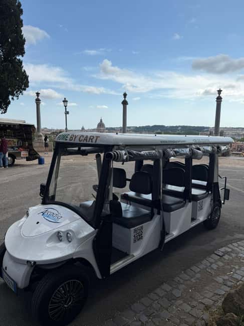 3H Rome: Baroque, Ancient and food experience by Golf Cart - Visiting the Imperial Fora and Ancient Ruins