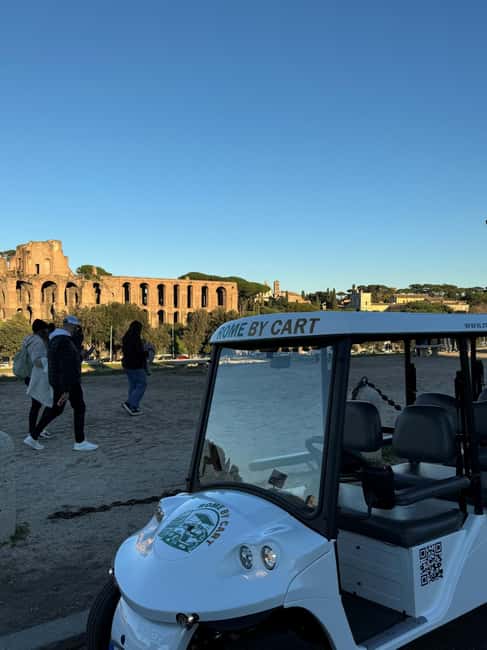 3H Rome: Baroque, Ancient and food experience by Golf Cart - Scenic Views from the Orange Garden