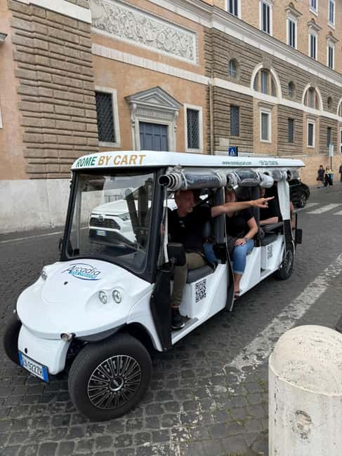 3H Rome: Baroque, Ancient and food experience by Golf Cart - The Mouth of Truth and Iconic Monuments
