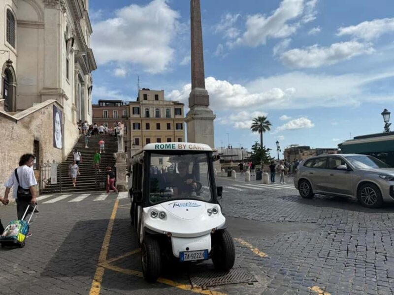3H Rome: Baroque, Ancient and food experience by Golf Cart - Practical Details and Logistics