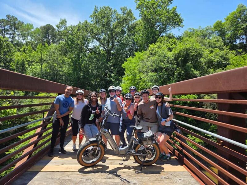 3hr Guided E-Bike Tour: Tacos, Margaritas, History - Riding Along the NC Greenway: Scenic Views and Easy Pacing