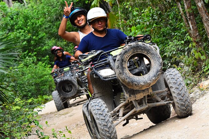 4 activities in 1 Horse Riding, ATV Shared, Cenote & Ziplines from Cancún - Enjoy Authentic Mexican Food and Drinks