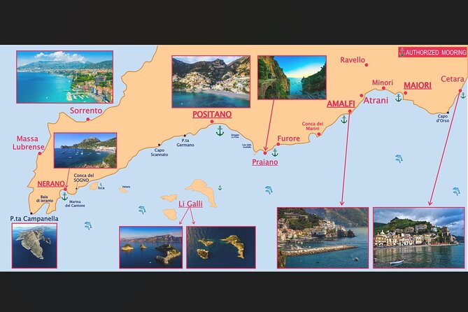 4-hour boat tour of the Amalfi Coast - Key Points