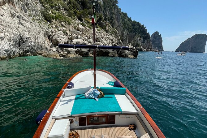 4 Hour Private Boat Tour of Capri - Snorkeling and Refreshments