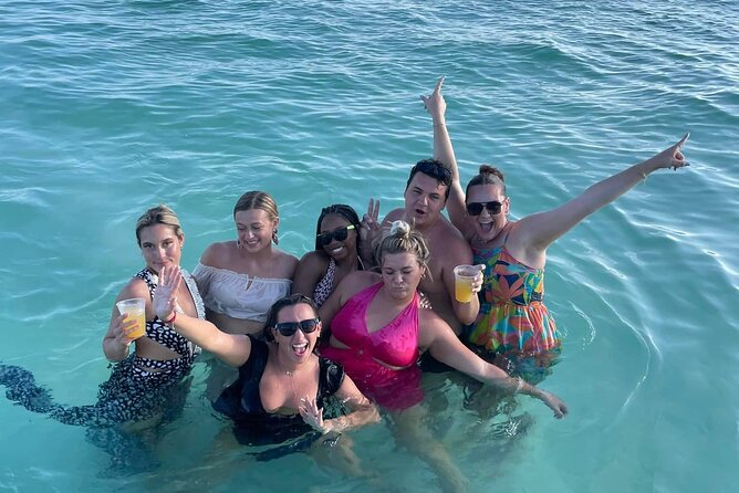 4-Hour Private Key West Boat Adventure | Snorkel and More! - Relaxing at the Sandbar with Floating Party Features