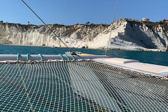 4 Hours Catamaran Tour to the Scala dei Turchi - The Spectacular Waters and Marine Life at Le Pergole