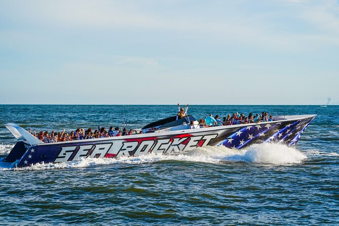 45-Minute Sea Rocket Speed Boat & Dolphin Cruise in Ocean City MD - The Departure Point at Dorchester Street