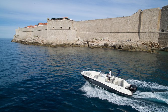 4h trip from Dubrovnik to the Elafiti islands with Quicksilver 675 boat - The Top Highlights: Lopud Island and Blue Cave