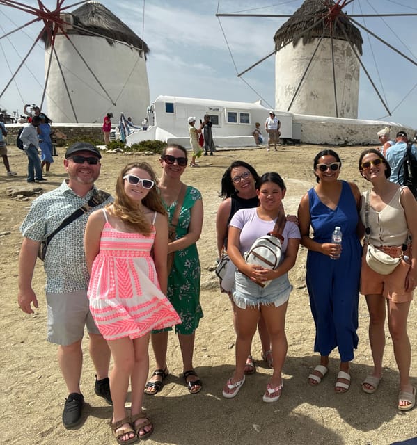 4Hour Mykonos Adventure Walk Town & Minivan Countryside Tour - Key Points