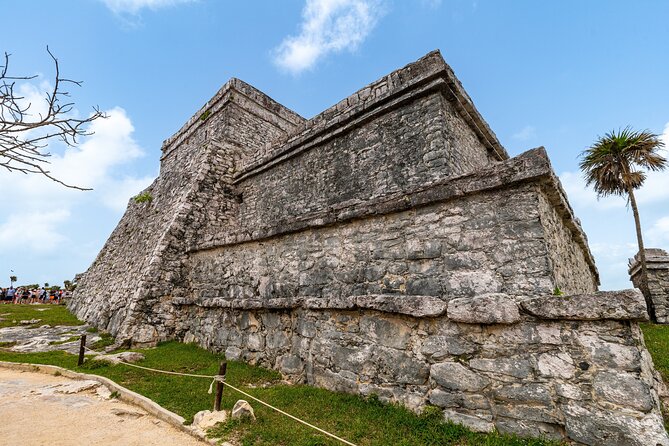 4x1: Coba, Cenote, Tulum and Playa del Carmen Tour from Cancun - Climbing the Nohoch Mul Pyramid at Coba