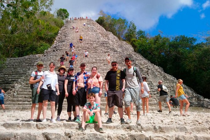 4x1 Full Day Tour: Tulum, Coba, Cenote and PDC, from Cancun - Refreshing Swim at Cenote Muul Ichi Tsonoot