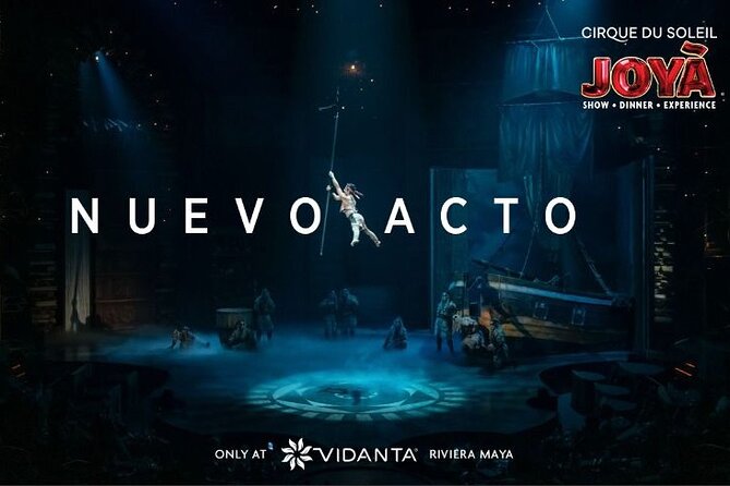 5+ Groups: Hotel Pick up + Cirque du Soleil JOYÀ Tickets - The Location and Venue in Riviera Maya