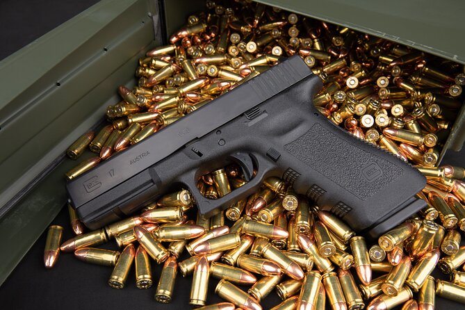 5 Guns Shooting in Bratislava Downtown Shooting Range - The Bratislava Downtown Shooting Range: An Underground Bunker Setting