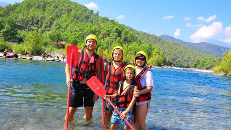 5 in 1 Super Combo: Rafting, Zipline, and Tazi Canyon Etc. - Ziplining Over Köprülü Canyon