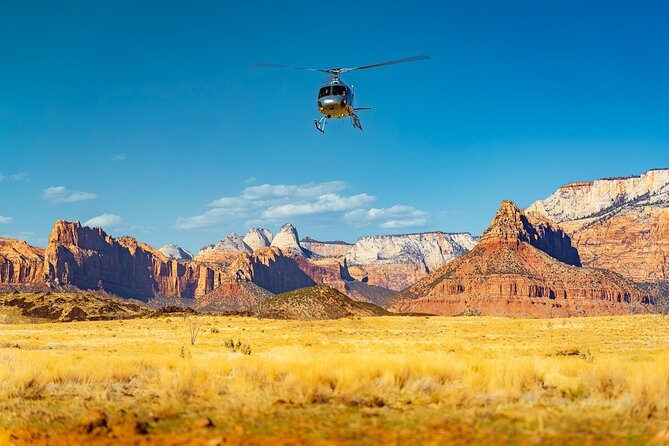 55 Mile - Helicopter Tour Around Zion National Park - The Pilot’s Expertise and Commentary