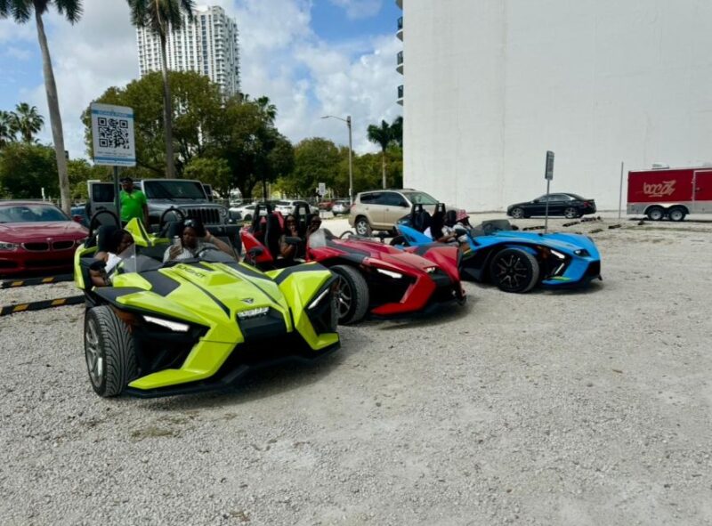 6 Hour Slingshot Rental Miami - Miami’s Top Slingshot Fleet and Color Choices