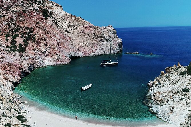 6 Hours Kimolos and Poliegos islands Private tour - Blue Bay, Possibly the Island’s Best Spot