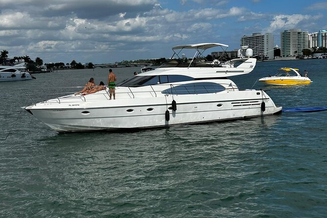 62ft + FREE HOUR Miami Yacht Rental 3-6 Hours up to 13 People - Experience Miamis Waterways on a 62ft Private Yacht with a Free Hour Offer