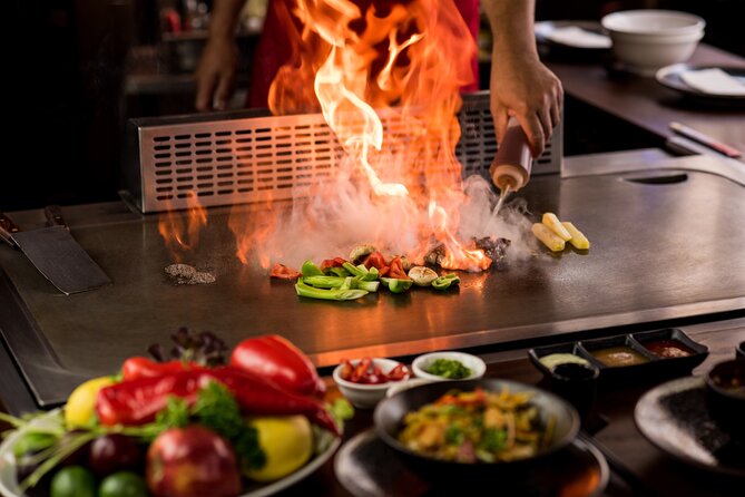 7 Courses Teppanyaki Tasting Menu with Fire Show - The Chef’s Performance and Attentive Service