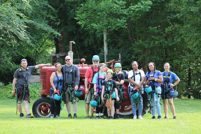 7 Line Waterfall Canopy Zipline Course - Discover the Stunning Setting of Foxfire Adventure Park