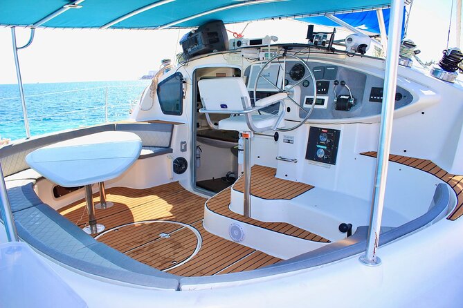 7hrs / 46ft Catamaran Private Charter From Cancun to Isla Mujeres - Snorkeling Gear and Water Activities on Board