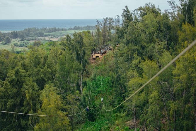 8-Line Zipline Adventure on Oahu's North Shore - What Makes the ATV Ride and Platforms Special