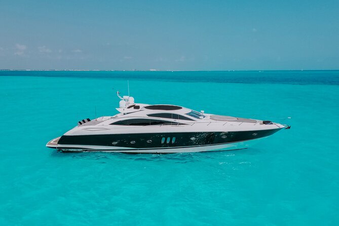 82 Feet Mega Yacht Rental up to 15pax in Cancun - Snorkeling and Beach Anchoring at Playa Norte