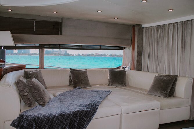 82 Feet Mega Yacht Rental up to 15pax in Cancun - Drinks and Refreshments on Board