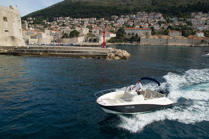 8h from Dubrovnik to the Elafiti islands with Quicksilver 675 boat - The Personalized Experience with a Private Boat