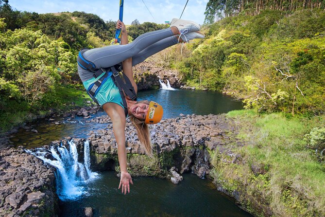 9-Line Waterfall Zipline Experience on the Big Island - Exciting 9-Line Waterfall Zipline Adventure on the Big Island for $253.41