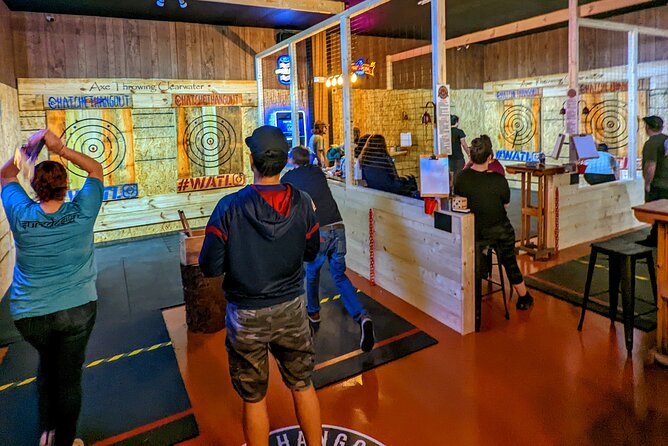 90 Minute Axe Throwing Guided Experience in Clearwater at Hatchet Hangout - Pricing and Booking: Great Value for Fun