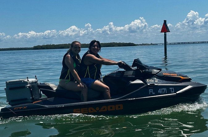 90 Minute Jet Ski Ft Desoto Sand Bar Tour - Food and Refreshments Included