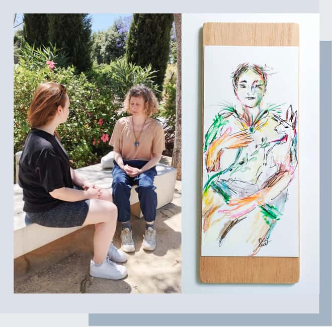 A bespoke piece and a message from your connection to nature in Valencia - Meeting Point at Ubik Café before Entering the Garden